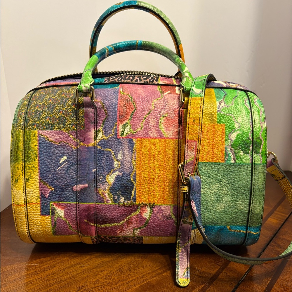 Sassy Jones Colorful Patchwork Dottie Bag